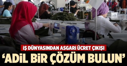‘ADİL BİR ÇÖZÜM BULUN’