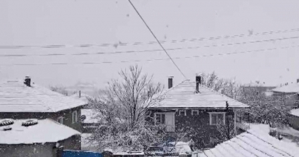 20’YE YAKIN KÖY VE BELDE YAĞAN KAR YAĞIŞI SONRASI BEYAZA BÜRÜNDÜ
