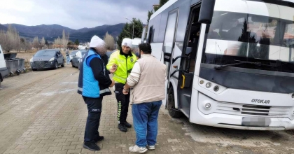 2024 YILI İÇERİSİNDE 2 BİN 599 SERVİS ARACI DENETLENDİ