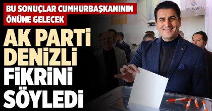 AK PARTİ DENİZLİ FİKRİNİ SÖYLEDİ