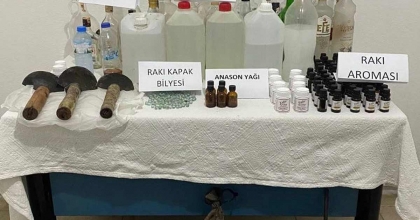 JANDARMADAN YENİ YIL ÖNCESİ SAHTE ALKOL OPERASYONU