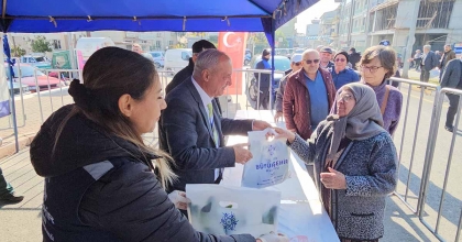 AYDIN BŞB SULTANHİSAR’DA 15 BİN ADET FİDE DAĞITTI