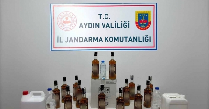 AYDIN'DA KAÇAK ALKOL OPERASYONU  