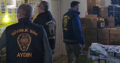 AYDIN'DA POLİS EKİPLERİ 3,5 TON TAĞŞİŞ YAĞ ELE GEÇİRDİ