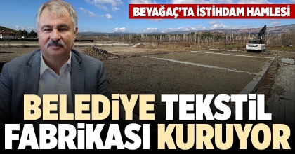 BELEDİYE TEKSTİL FABRİKASI KURUYOR
