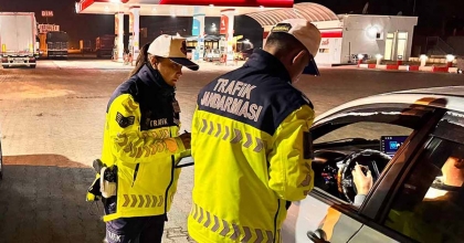 BOLVADİN'DE JANDARMADAN TRAFİK DENETİMİ