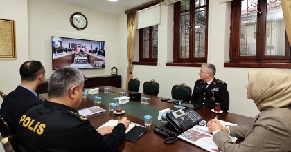 BAKAN YERLİKAYA İLE AFYONKARAHİSAR’IN ASAYİŞİ GÖRÜŞÜLDÜ