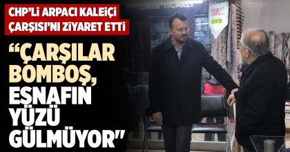 “ÇARŞILAR BOMBOŞ, ESNAFIN YÜZÜ GÜLMÜYOR