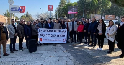 CHP’Lİ GENÇLERDEN KYK VE BURS ÇIKIŞI