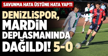 DENİZLİSPOR, MARDİN DEPLASMANINDA DAĞILDI! 5-0