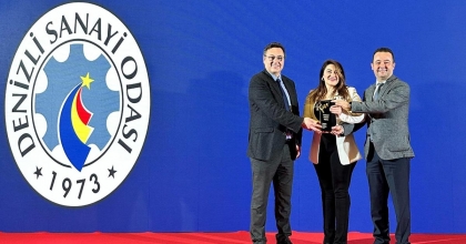 DENİZLİ SANAYİ ODASI ÖDÜLÜNÜ ALDI 