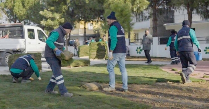EFELER'İN YEŞİL EKİPLERİ KENTİ GÜZELLEŞTİRİYOR