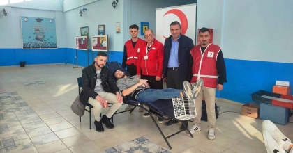 HİSARCIK MYO ÖĞRENCİLERİNDEN KAN BAĞIŞINA DESTEK