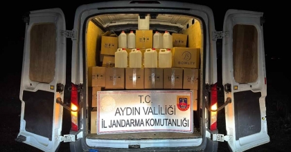 JANDARMA EKİPLERİ 1 TON 600 LİTRE ETİL ALKOL ELE GEÇİRDİ