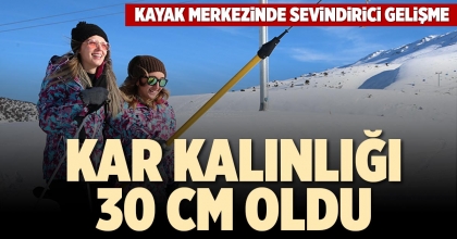 KAR KALINLIĞI 30 CM OLDU