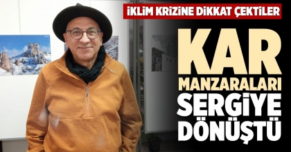KAR MANZARALARI SERGİYE DÖNÜŞTÜ