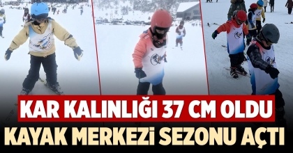 KAYAK MERKEZİ SEZONU AÇTI