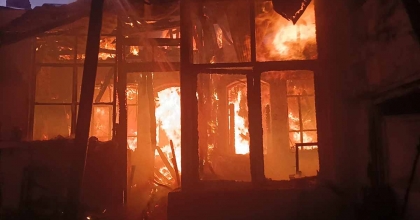 KIRKAĞAÇ'TA ÇIKAN EV YANGINI: 1 ÖLÜ