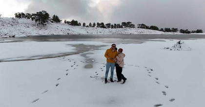 KÖYCEĞİZ SANDRAS DAĞI'NA YILIN İLK KARI DÜŞTÜ