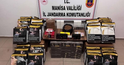 MANİSA’DA JANDARMADAN KAÇAK SİGARA OPERASYONU