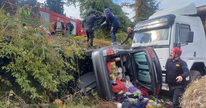 MANİSA'DA YÜREKLERİ AĞZA GETİREN KAZA