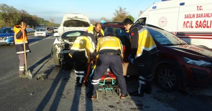 MENTEŞE'DE TRAFİK KAZASI: 4 YARALI