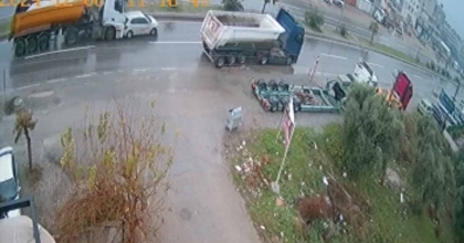 MİLAS'TAKİ KAZANIN KAMERA GÖRÜNTÜLERİ ORTAYA ÇIKTI