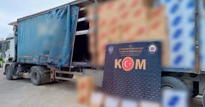 2 MİLYON 930 BİN ADET SAHTE BANDROLLÜ BOŞ MAKARON ELE GEÇİRDİ