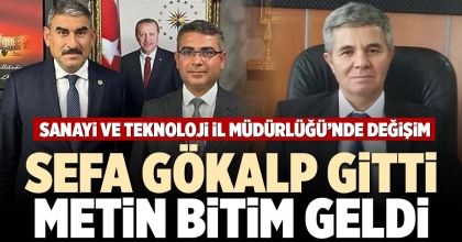 SEFA GÖKALP GİTTİ METİN BİTİM GELDİ