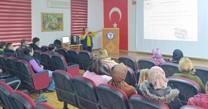 SÖKE'DE OKUL KANTİN VE YEMEKHANE ÇALIŞANLARINA HİJYEN EĞİTİMİ