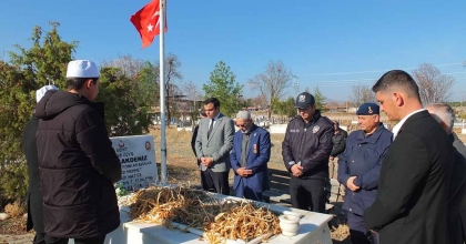 ŞEHİT SERTTAŞ, ŞAHADETİNİN YIL DÖNÜMÜNDE DUALARLA YAD EDİLDİ