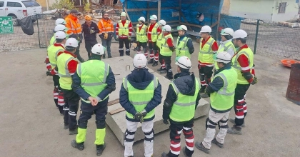 TUNÇBİLEK'TE MADENCİLER DEPREME HAZIRLANIYOR