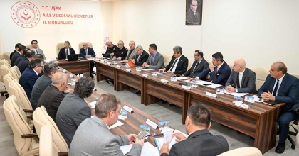 UŞAK'TA İL KOORDİNASYON KURULU TOPLANTISI YAPILDI