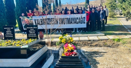 YASİN CİNKAYA MEZARI BAŞINDA ANILDI