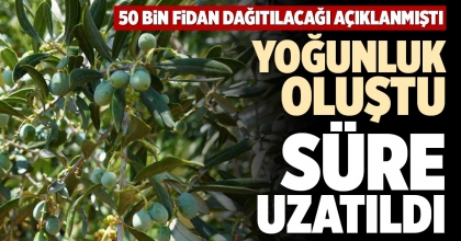 YOĞUNLUK OLUŞTU SÜRE UZATILDI