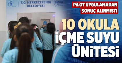 10 OKULA İÇME SUYU ÜNİTESİ