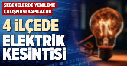 4 İLÇEDE ELEKTRİK KESİNTİSİ