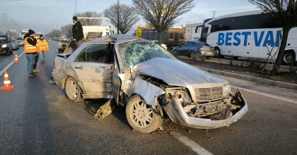 AFYONKARAHİSAR’DA ZİNCİRLEME TRAFİK KAZASI