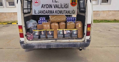 AYDIN'DA 242 BİN 260 TÜTÜN DOLU MAKARON ELE GEÇİRDİ