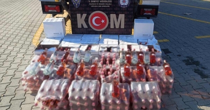 AYDIN'DA SAHTE İÇKİ SEVKİYATINA KOM DARBESİ