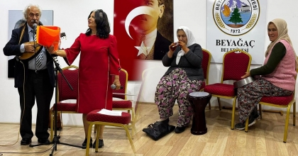 BAŞKAN PÜTÜN TÜRKÜ VE ŞİİR SEVERLERİ BEYAĞAÇ'TA AĞIRLADI