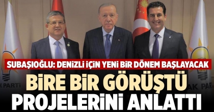 BİRE BİR GÖRÜŞTÜ PROJELERİNİ ANLATTI