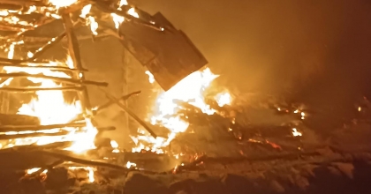 BULDAN’DA BAĞ EVİNDE YANGIN