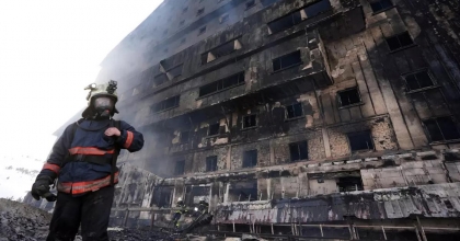 BOLU'DA OTEL YANGINI: CAN KAYBI 76'YA YÜKSELDİ