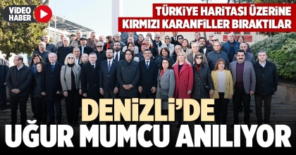 DENİZLİ’DE UĞUR MUMCU ANILIYOR