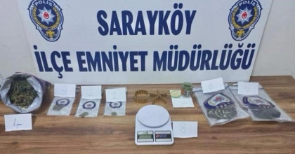 DENİZLİ'DE ZEHİR TACİRİ SUÇÜSTÜ YAKALANDI