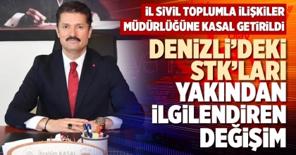 DENİZLİ’DEKİ STK’LARI YAKINDAN  İLGİLENDİREN DEĞİŞİM