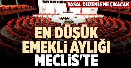 EN DÜŞÜK EMEKLİ AYLIĞI MECLİS'TE