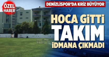HOCA GİTTİ, TAKIM İDMANA ÇIKMADI