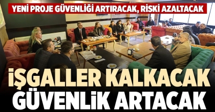 İŞGALLER KALKACAK GÜVENLİK ARTACAK